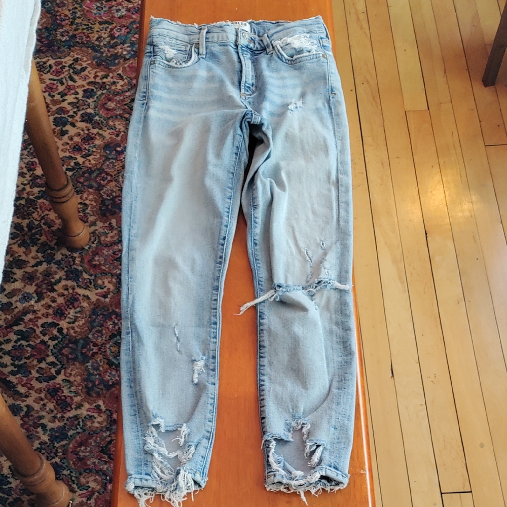 Agolde Sophie Distressed Jeans